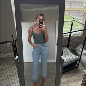 Forever 21 Blue Ankle Cropped Jeans